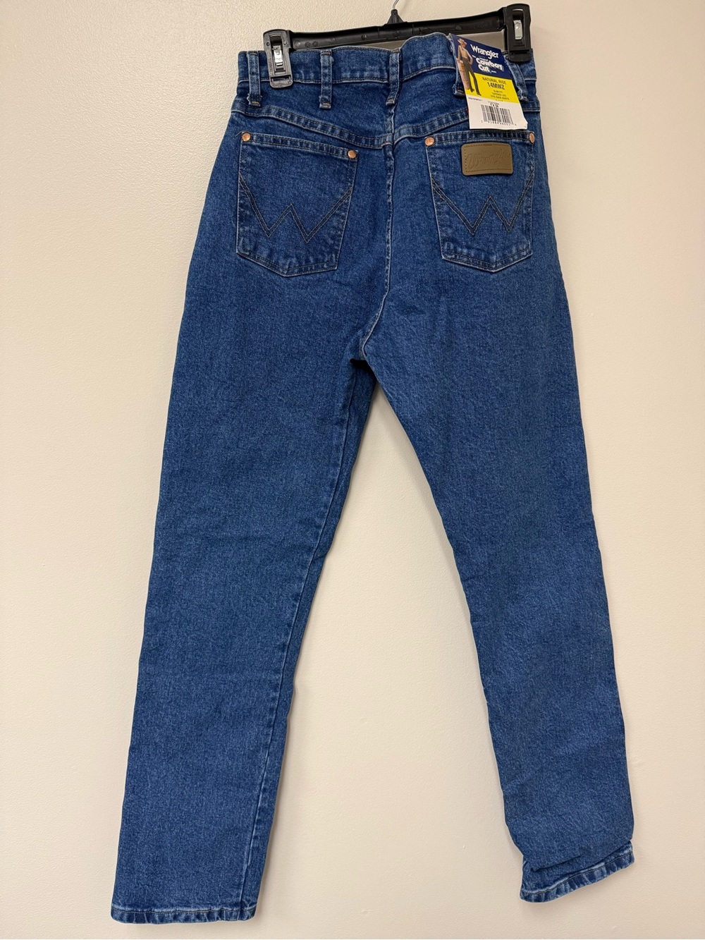 NWT Wrangler 14MWZ Cowboy Cut Jeans 7x34 Slim Fit Western Bootcut Denim